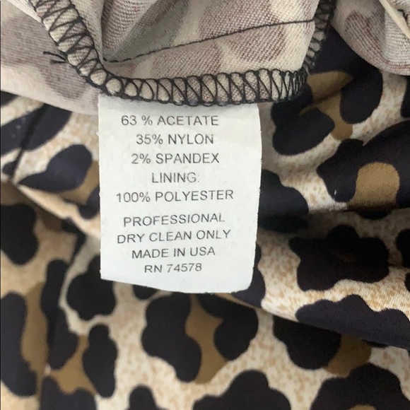 Cache Leopard Print Dress - Picture 10 of 12